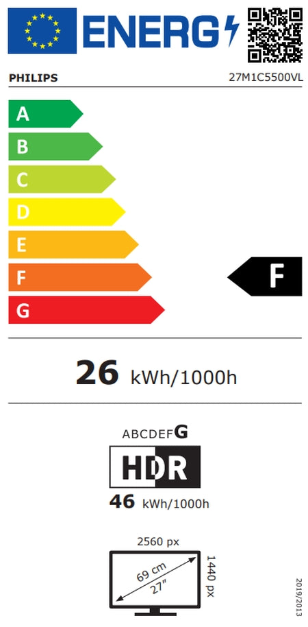 Монитор, Philips 27M1C5500VL, 27