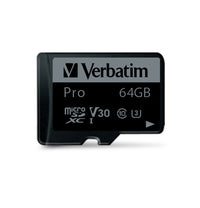 Памет, Verbatim micro SDXC 64GB Pro Class 10 UHS-I thumbnail 2
