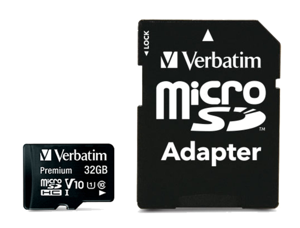 Памет, Verbatim micro SDHC 32GB Class 10 с адаптер