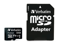 Памет, Verbatim micro SDHC 32GB Class 10 с адаптер thumbnail 1
