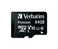 Памет, Verbatim micro SDXC 64GB Class 10 (Incl. Adaptor) thumbnail 2