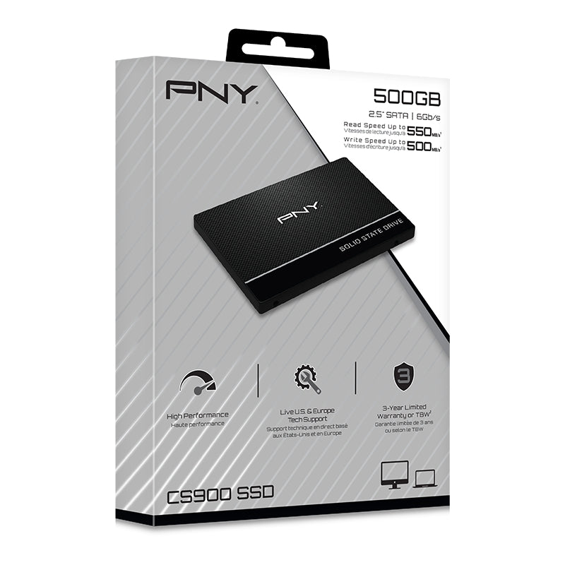 500GB PNY CS900 2.5'' SATA III  SSD