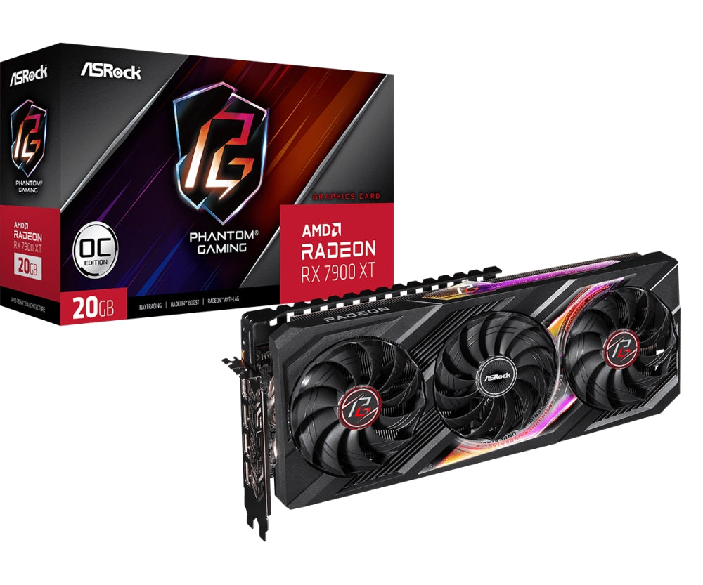 Видео карта, Asrock RX 7900 XT 20GB Phantom Gaming OC