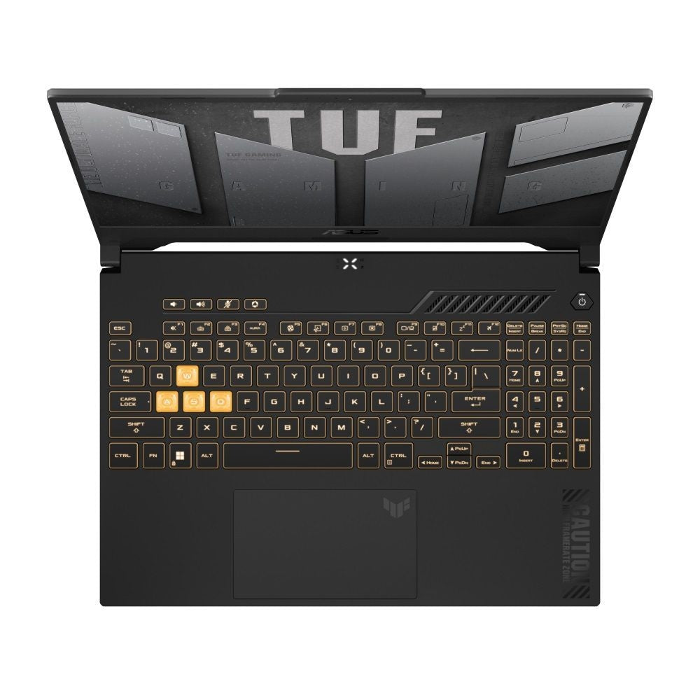 Лаптоп, Asus TUF F15 FX507ZC4-HN009,Intel i5-12500H 2.5 GHz (18M Cache, up to 4.5 GHz, )144Hz, 16GB DDR4 3200MHz (2x8 GB), 512GB PCIe 3,RTX 3050 4GB GDDR6, Wi-Fi 6(802.11ax), Backlit Chiclet Keyboard 1-Zone RGB, no OS, Mecha Grey