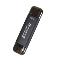 Твърд диск, Transcend 256GB, External SSD, ESD310C, USB 10Gbps, Type C/A, Black thumbnail 2
