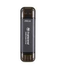 Твърд диск, Transcend 256GB, External SSD, ESD310C, USB 10Gbps, Type C/A, Black thumbnail 3