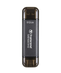 Твърд диск, Transcend 512GB, External SSD, ESD310C, USB 10Gbps, Type C/A, Black thumbnail 1