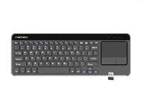 Безжична  клавиатура, Natec wireless keyboard Turbot slim touch pad x-scissors us layout thumbnail 3