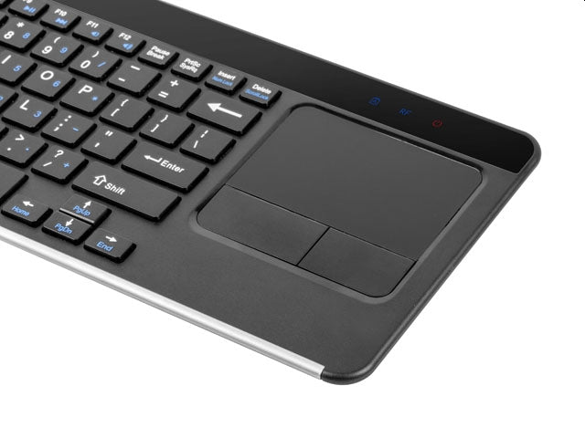 Безжична  клавиатура, Natec wireless keyboard Turbot slim touch pad x-scissors us layout