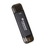 Твърд диск, Transcend 1TB, External SSD, ESD310C, USB 10Gbps, Type C/A, Black thumbnail 3