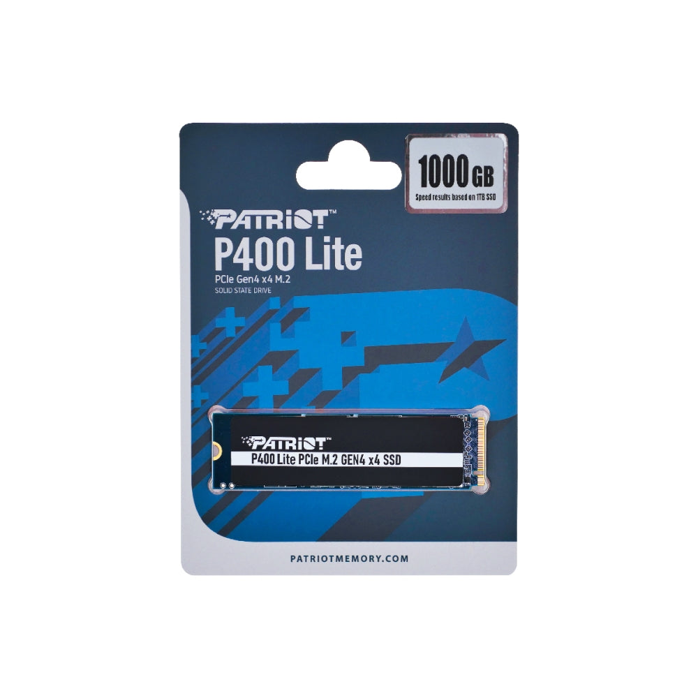 Твърд диск, Patriot 1000GB  P400 LITE  M.2 2280 PCIE Gen4 x4