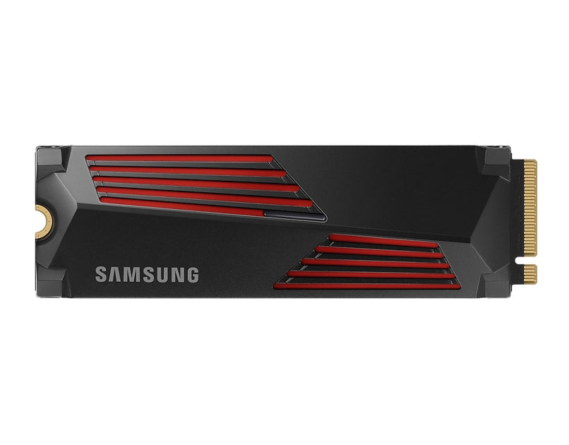 Твърд диск, Samsung SSD 990 PRO 4TB Heatsink PCIe 4.0 NVMe 2.0 M.2 V-NAND 3-bit MLC, 256-bit Encryption, Read 7450 MB/s Write 6900 MB/s