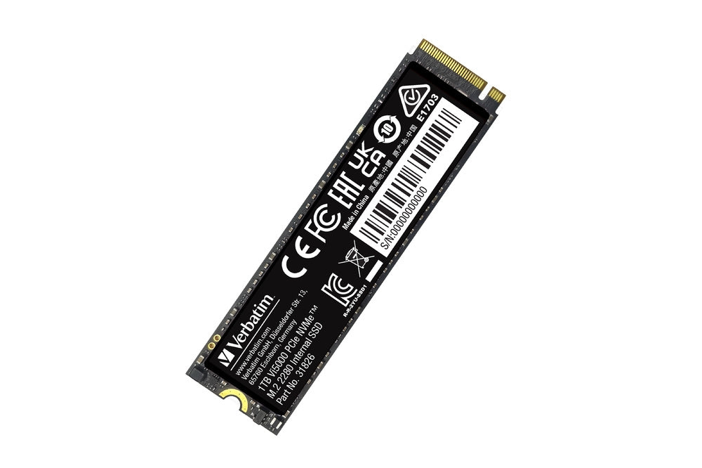 Твърд диск, Verbatim Vi5000 Internal PCIe NVMe M.2 SSD 1TB