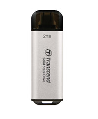 Твърд диск, Transcend 2TB, USB External SSD, ESD300S, USB 10Gbps, Type C, Silver thumbnail 1