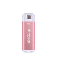 Твърд диск, Transcend 1TB, USB External SSD, ESD300P, USB 10Gbps, Type C, Pink thumbnail 1