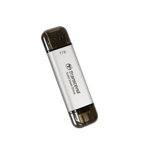 Твърд диск, Transcend 1TB, External SSD, ESD310S, USB 10Gbps, Type C/A, Silver thumbnail 2