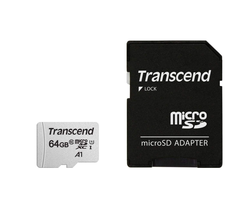 Памет, Transcend 64GB microSD w/ adapter UHS-I U1 A1