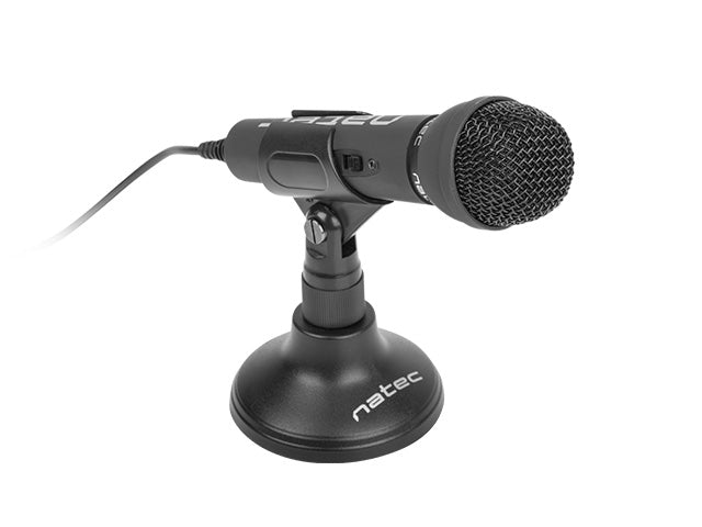 Микрофон, Natec microphone adder black