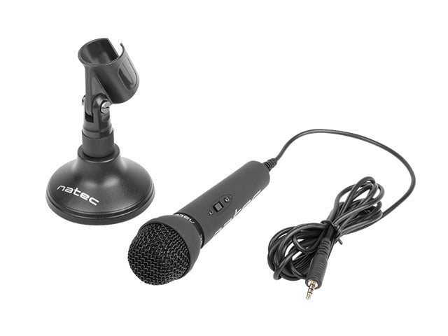 Микрофон, Natec microphone adder black