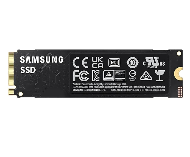 Твърд диск, Samsung SSD 990 EVO 1TB PCIe 4.0 NVMe 2.0 M.2 V-NAND TLC, 256-bit Encryption, Read 5000 MB/s Write 4200 MB/s