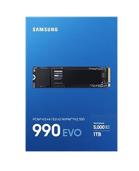 Твърд диск, Samsung SSD 990 EVO 1TB PCIe 4.0 NVMe 2.0 M.2 V-NAND TLC, 256-bit Encryption, Read 5000 MB/s Write 4200 MB/s thumbnail 5