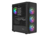 Кутия за компютър, Fury PC Case Shobo SH4F RGB Midi Tower, Window, Black thumbnail 5