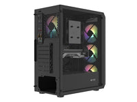 Кутия за компютър, Fury PC Case Shobo SH4F RGB Midi Tower, Window, Black thumbnail 6