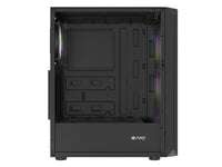 Кутия за компютър, Fury PC Case Shobo SH4F RGB Midi Tower, Window, Black thumbnail 11