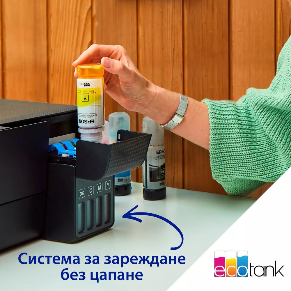 Мастиленоструйно многофункционално устройство, Epson EcoTank L3280 WiFi MFP