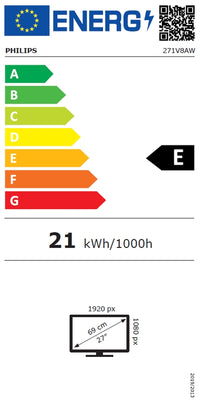 Монитор, Philips 271V8AW, 27