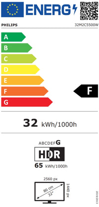 Монитор, Philips Evnia 32M2C5500W, 31.5