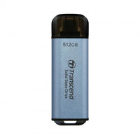 Твърд диск, Transcend 512GB, USB External SSD, ESD300C, USB 10Gbps, Type C, Sky Bluer thumbnail 1