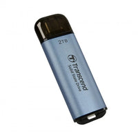 Твърд диск, Transcend 2TB, USB External SSD, ESD300C, USB 10Gbps, Type C, Sky Blue thumbnail 2