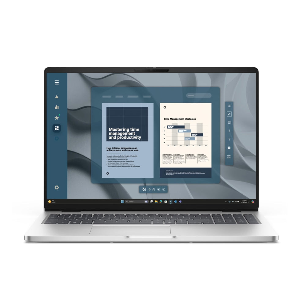Лаптоп, Dell Pro 16 PC16255, AMD Ryzen AI 5 PRO 340 (22 MB, 6C, up to 4.8 GHz)
