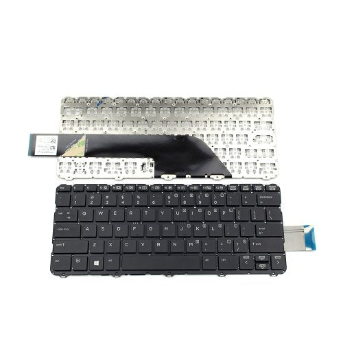 Клавиатура за лаптоп HP EliteBook X2 1012 Черна Без Рамка (Малък Ентър) с Кирилица / Black Without Frame US