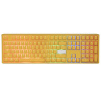 Геймърскa механична клавиатура Ducky One 3 Yellow Full-Size, Cherry MX Clear - DUCKY-KEY-08-WUSPDYDYYYC1 thumbnail 1