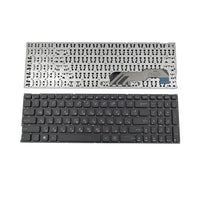 Клавиатура за лаптоп Asus X541 A541 F541 K541 R541 Black Without Frame / Черна Без Рамка с Mалък Ентър (US) и Кирилица thumbnail 1