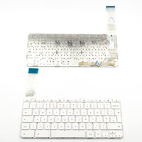 Клавиатура за лаптоп HP Pavilion ChromeBook 14-Q 14-X Бяла Без Рамка (Голям Ентър) / White Without Frame UK thumbnail 1
