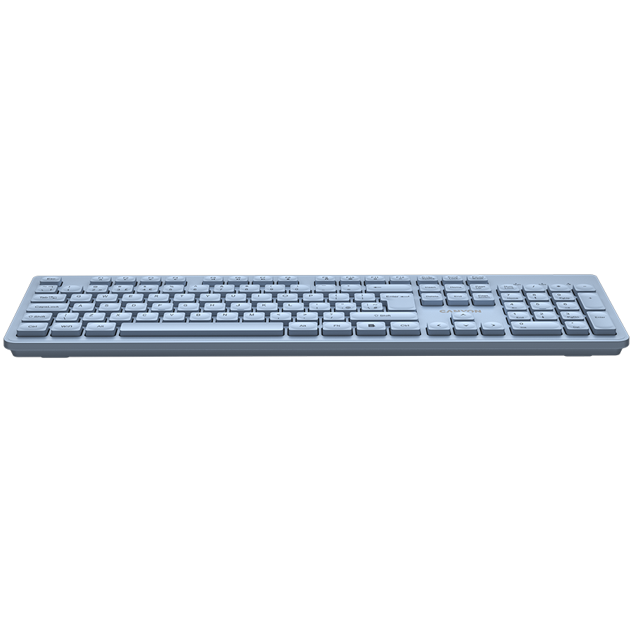 CANYON keyboard HKB-W01 UK/US AAA Wireless Blue - CNS-HKBW01BL