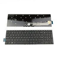 Клавиатура за лаптоп Dell Inspiron 5567 5575 15-7599 15-7566 Черна Без Рамка (US/UK) С Кирилица thumbnail 1