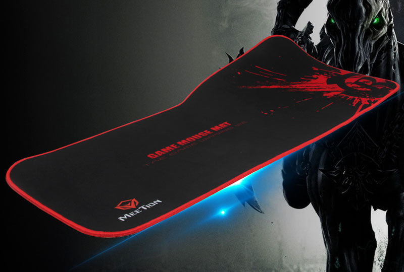 Meetion P100 Mouse pad, Soft cloth with Rubber base, Size XXL