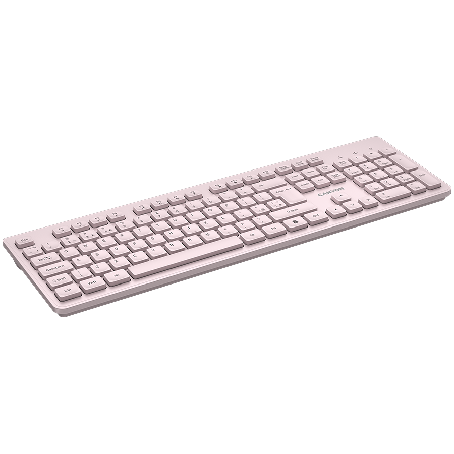 CANYON keyboard HKB-W01 UK/US AAA Wireless Beige - CNS-HKBW01BG