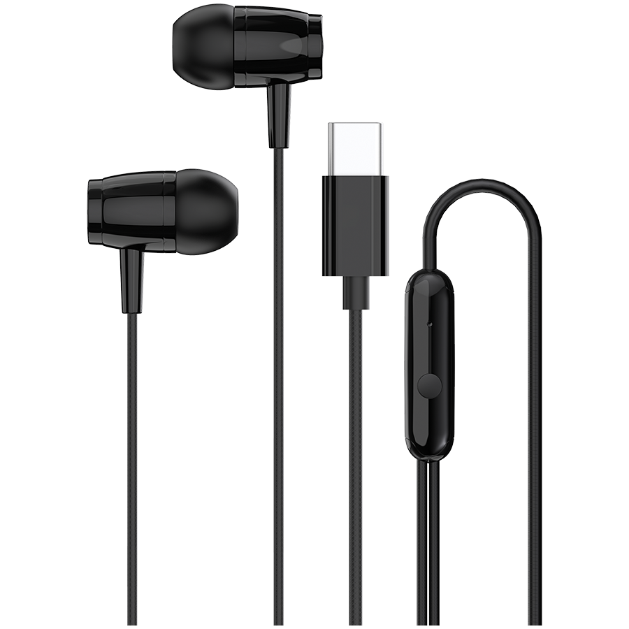 CANYON headphones SEP-5 TYPE-C Black - CNS-CEP5B