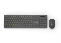 Makki БДС клавиатура и мишка Combo Keyboard and Mouse Wireless 2.4G BG low-profile chocolate - MAKKI-KB-KMX-C16 thumbnail 4
