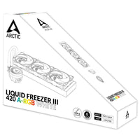 Охлаждаща система Arctic Liquid Freezer III 420 White A-RGB - ARCTIC-FAN-ACFRE00153A thumbnail 6