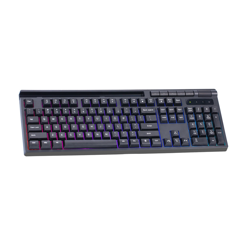 Marvo геймърска клавиатура Gaming Keyboard 104 keys - Soldat S40 K603 - Silent, RGB (MARVO-K603)