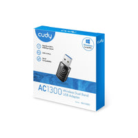 Безжичен нано адаптер Cudy WU1300S, USB 3.0, 2.4/5 Ghz, Вградена антена 2dBi - WU1300SArcher T3U thumbnail 5