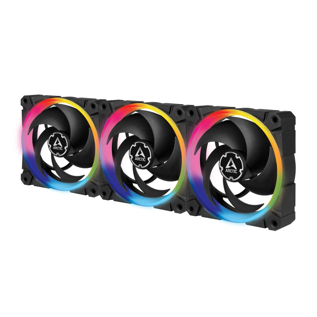 Arctic Комплект вентилатори Fan SET 3x120mm BioniX P120 A-RGB Bundle with controller/remote - ACFAN00156A