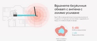 Безжичен USB 2-лентов адаптер Mercusys MU6H AC650 thumbnail 5