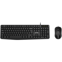CANYON USB standard KB, water resistant BG layout bundle with optical 3D wired mice - CNE-CSET1-BG thumbnail 1